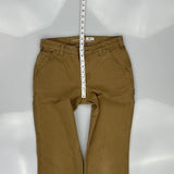 Carhartt Carpenter Trousers - 30W UK 8 Brown Cotton Blend