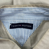 Tommy Hilfiger Short Sleeve Shirt - 2XL Beige Cotton