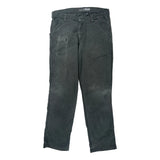 Carhartt Carpenter Trousers - 34W 32L Grey Cotton