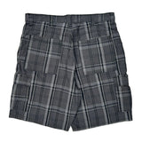 Wrangler Checked Cargo Shorts - 36W 10L Gray Cotton