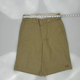 Dickies Shorts - 30W 12L Khaki Polyester Blend