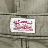 Levis Cargo Shorts - 35W 10L Khaki Cotton
