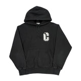 Reverse Weave Champion Hoodie - Large Black Cotton
