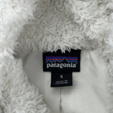 Patagonia Fleece Vest - Small White Polyester