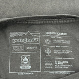 Patagonia Slim Fit T-Shirt - 2XL Black Cotton