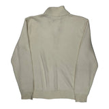 Polo By Ralph Lauren 1/4 Zip - Large Cream Cotton