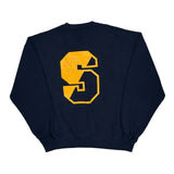 Made In USA Russell Athletic Salesianum Sweatshirt - XL Navy Cotton