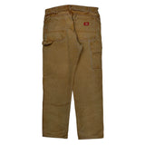Dickies Carpenter Pants - 36W 33L Brown Cotton