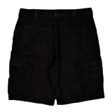 Wrangler Cargo Cargo Shorts - 38W 9L Black Cotton
