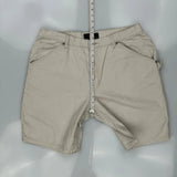 Route 66 Carpenter Shorts - 38W 10L Beige Cotton