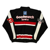 Dale Earnhardt Jr. Goodwrench Chase Authentics Nascar Bomber Jacket - Large Black Cotton