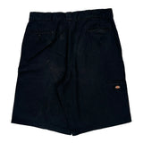 Dickies Shorts - 36W 13L Black Polyester Blend