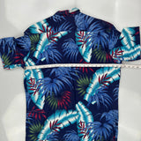 Royale Air Hawaiian Shirt - XL Blue Cotton