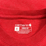 Carhartt T-Shirt - Small Red Cotton