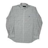 Ralph Lauren Checked Shirt - XL Blue Cotton