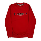 Age 12 + Givenchy Sweatshirt - Large Red Cotton