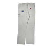 Dickies Carpenter Pants - 32W 31L White Cotton