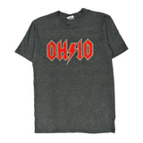 Ohio Whereimfrom Graphic T-Shirt - Medium Gray Polyester Blend