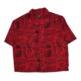 Rocawear Hawaiian Shirt - Large Red Polyester