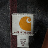 Made In USA Carhartt Detroit Jacket - Medium Brown Cotton