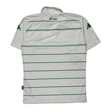 Est. 1955 Kappa Striped Polo Shirt - Medium Green Polyester