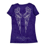 Las Vegas Harley Davidson Graphic T-Shirt - Medium Purple Cotton
