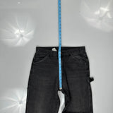Dickies Carpenter Trousers - 30W 32L Grey Cotton