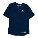 Baseball Adidas Football Shirt - Small Blue Polyester
