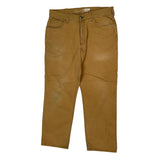 Carhartt Carpenter Trousers - 34W 30L Brown Cotton