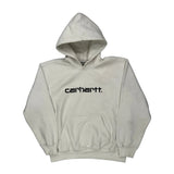 Carhartt Hoodie - Large White Cotton