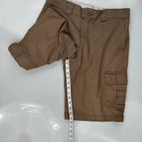 Dickies Cargo Shorts - 32W 10L Brown Cotton