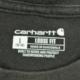 Carhartt T-Shirt - Large Black Cotton