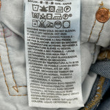 501 Levis Jeans - 36W 30L Blue Cotton