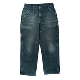 Carhartt Carpenter Trousers - 32W 29L Dark Wash Cotton