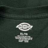 Dickies Long Sleeve T-Shirt - XL Green Cotton