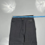 No Boundaries Carpenter Trousers - 33W 31L Grey Cotton