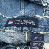 Faded Glory Cargo Carpenter Shorts - 35W 9L Blue Cotton