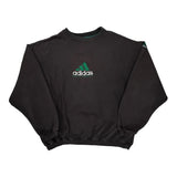 Equipment Adidas Equipment Oversized Sweatshirt - Large Black Cotton Blend
