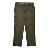 Legendary Outfitters Trousers - 32W 31L Green Cotton