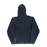 Quiksilver Graphic Hoodie - Medium Gray Cotton