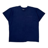 Blank Trend Basics Single Stitch T-Shirt - XL Blue Cotton