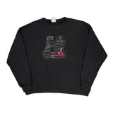 Harsens Island Gildan Graphic Sweatshirt - 3XL Black Cotton