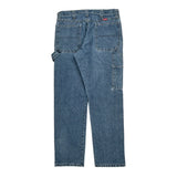 Wrangler Carpenter Jeans - 35W 31L Blue Cotton Blend