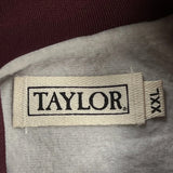 Taylor Varsity Jacket - 2XL Burgundy Polyester