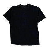 Single Stitch New York Hanes Graphic T-Shirt - Large Black Cotton