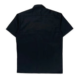 Dickies Short Sleeve Shirt - Medium Black Polyester Blend