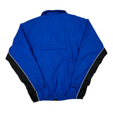 Reebok Windbreaker - Large Blue Polyester