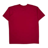 Fruit Of The Loom Single Stitch T-Shirt - XL Red Cotton Blend