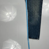 505 Levis Jeans - 34W 29L Blue Cotton