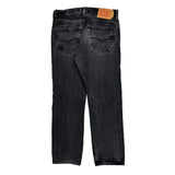 501 Levis Jeans - 32W 28L Black Cotton